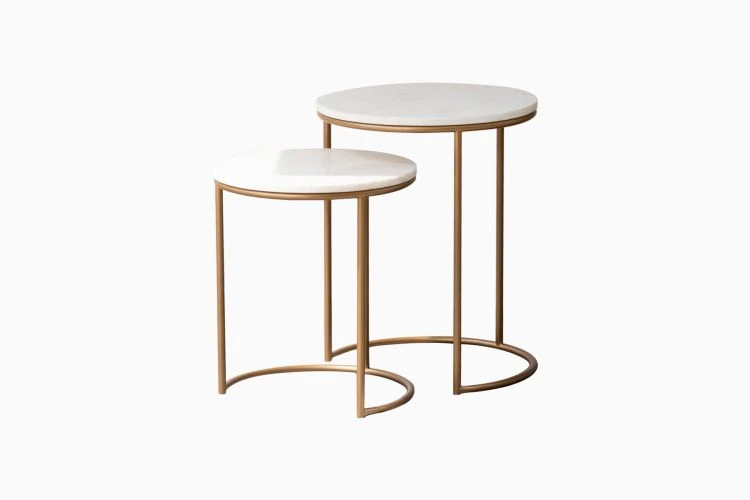 Adam Marble Nesting Tables (Set Of 2) - Image 2