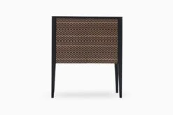 Black Inlay Bar Cabinet