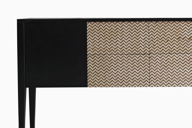 Black Inlay Dining Console - Image 2