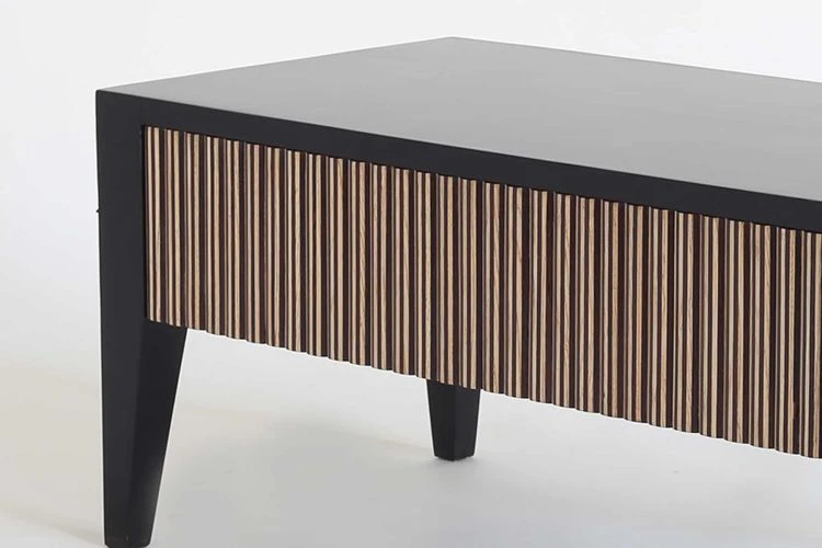 Black Inlay Side Table - Image 3