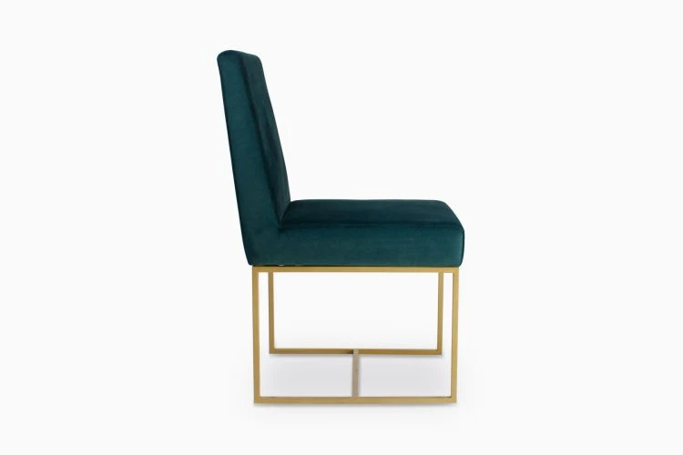 Hans Velvet Dining Chair - Image 9