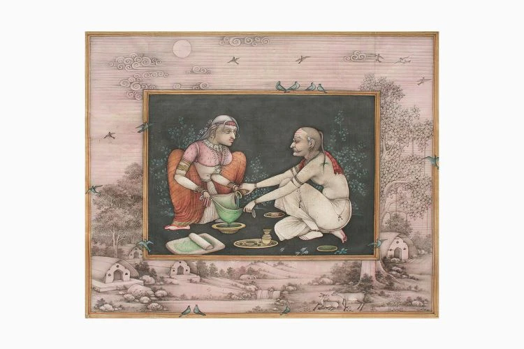 Brahmin Couple Preparing Bhaang - Image 4