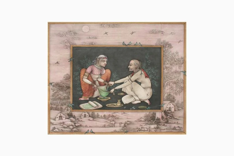 Brahmin Couple Preparing Bhaang - Image 3