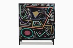 Abstrait Art Cabinet