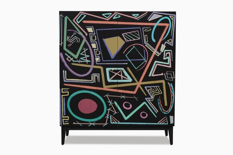 Abstrait Art Cabinet