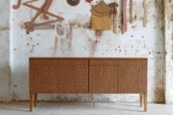 Chequered Inlay Dining Console