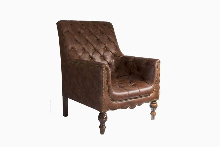 Churchill Reading Chair With Footstool - Image 5
