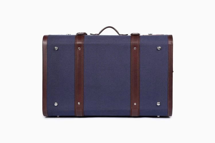 Westgarth Trunk - Navy Blue Canvas - Image 5