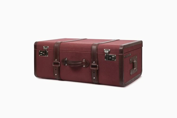 Westgarth Trunk - Maroon Canvas