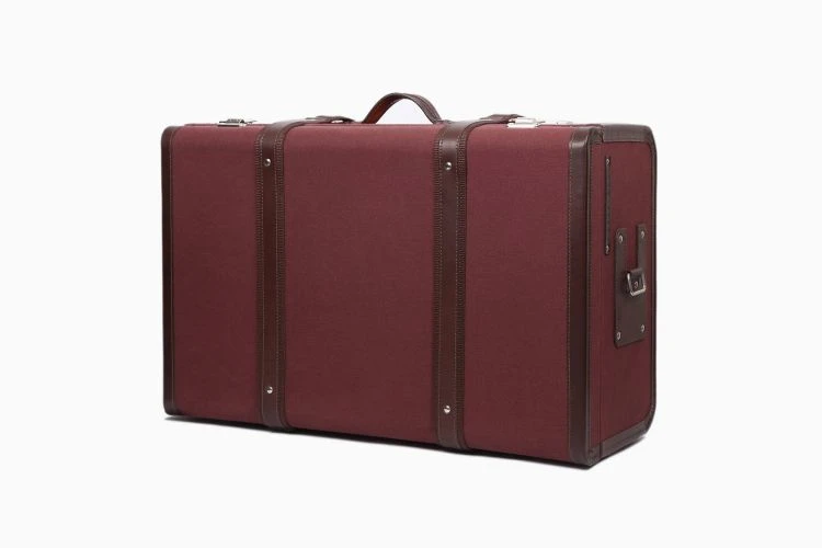 Westgarth Trunk - Maroon Canvas - Image 3