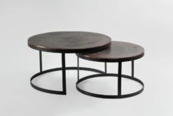 Circular Coffee Tables - Set Of 2