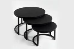 Circular Coffee Tables - Set Of 3