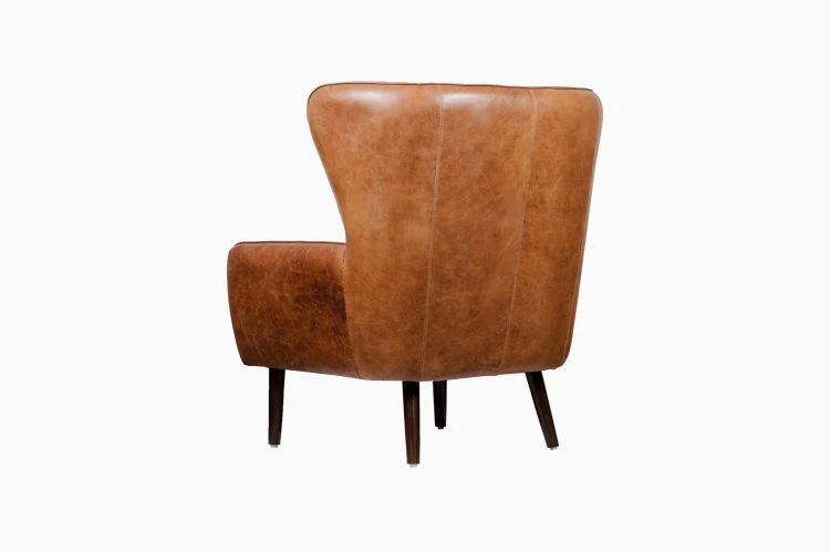 Dorchester Curved Wing Chair - Vintage Italian - Image 4