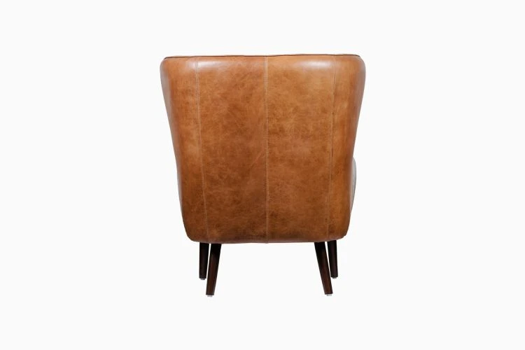 Dorchester Curved Wing Chair - Vintage Italian - Image 5