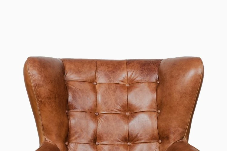 Dorchester Curved Wing Chair - Vintage Italian - Image 6