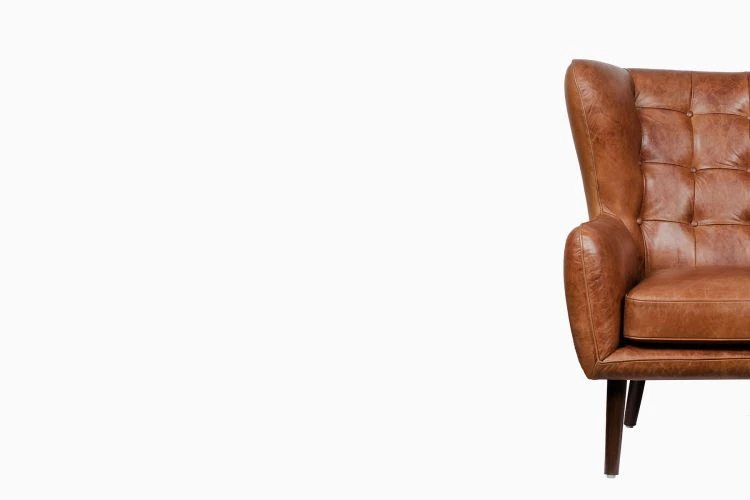 Dorchester Curved Wing Chair - Vintage Italian - Image 7