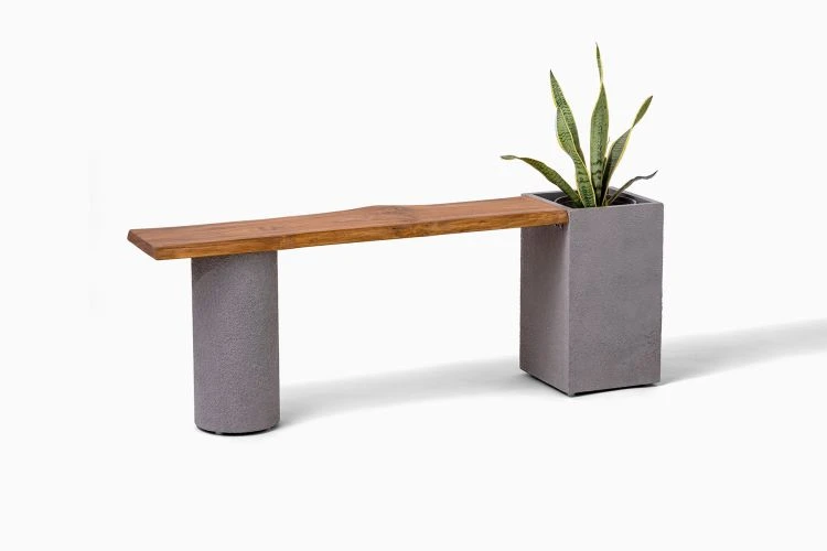 Dot Square Planter Bench - Image 2