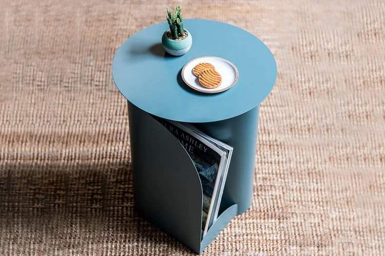 Elan Capire End Table With In-Built Magazine Holder