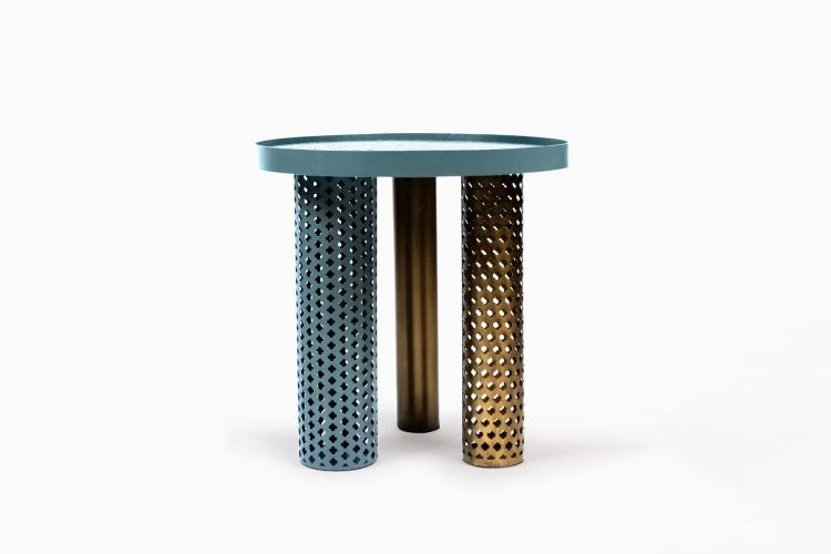 Elan Clove Round Metal Side Table