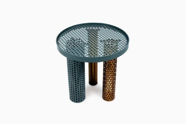 Elan Clove Round Metal Side Table - Image 3