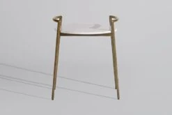 Forged Handle Side Table