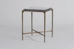 Forged Ice Slate Side Table