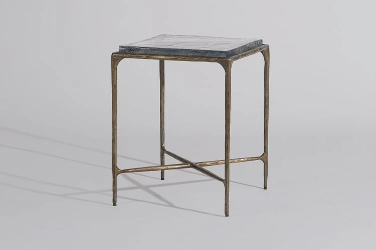 Forged Ice Slate Side Table - Image 6