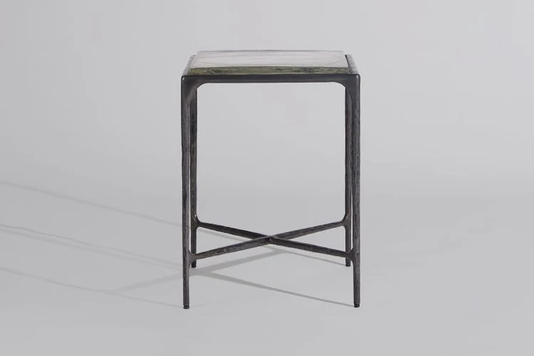Forged Ice Slate Side Table - Image 5