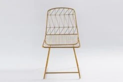 Gold Criss Cross Chair