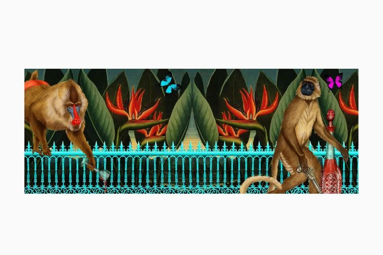 Guns & Roses Art Print