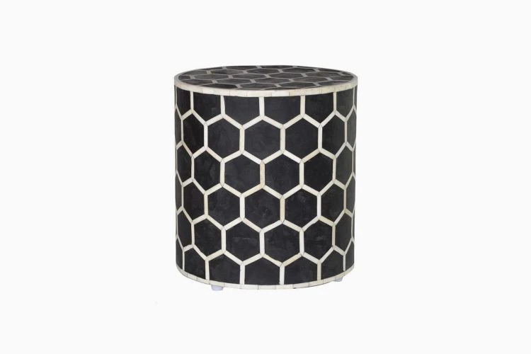 Honeycomb Inlay Stool