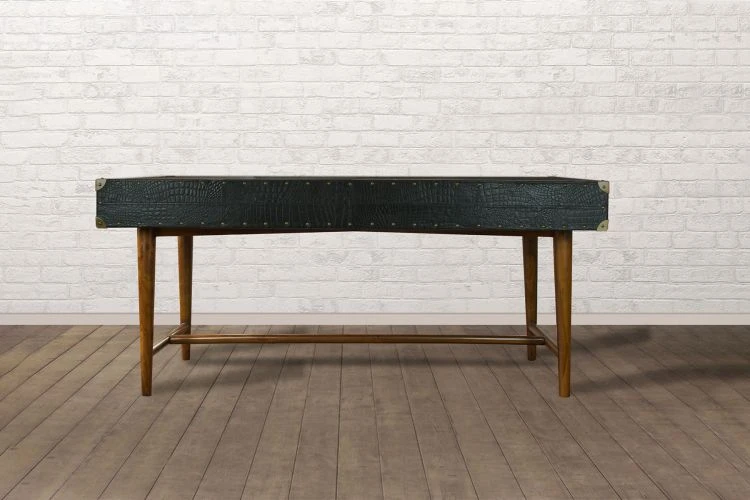 Heritage Leather Study Desk - Image 3