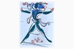 Jatadharaya - Serigraph By Jatin Das