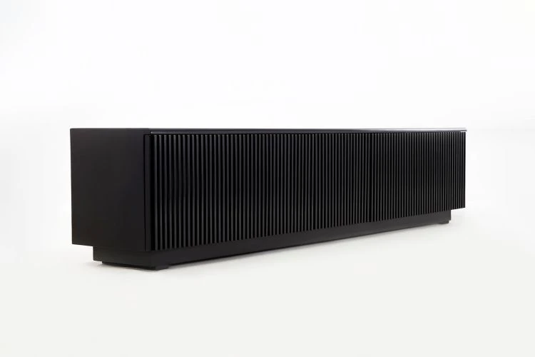 Low Media Console 3 Drop Doors - Image 2