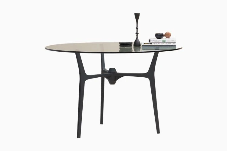 Makoda Dining Table Round 3 Legs W/o Glass