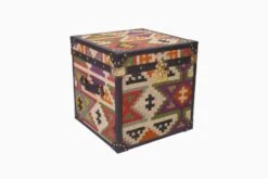 Kilim Trunk Side Table