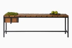Parallel Lines Planter Bench