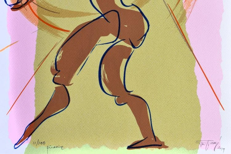 Pinakine - Serigraph By Jatin Das - Image 3