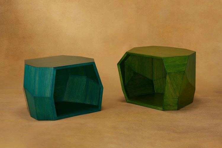 Rocks Bookshelf, Seating, Table 1- Set Of 2 - Image 2