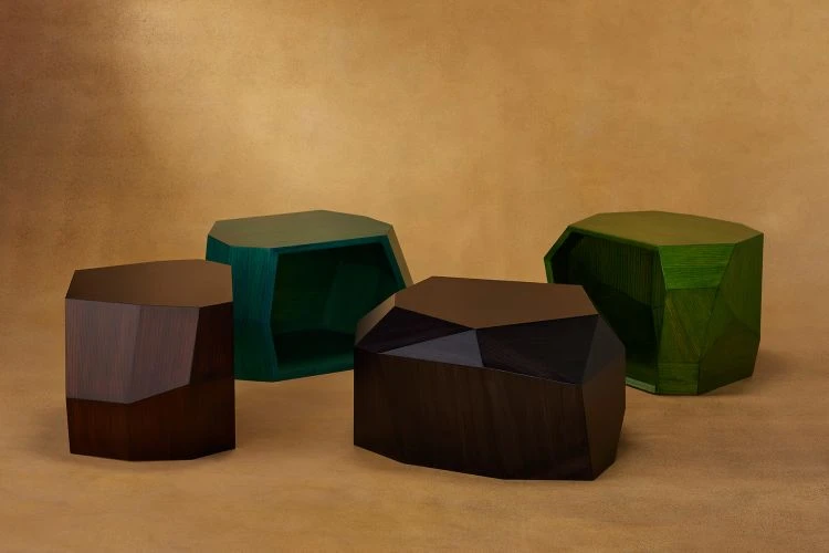 Rocks Bookshelf, Seating, Table 1- Set Of 2 - Image 3