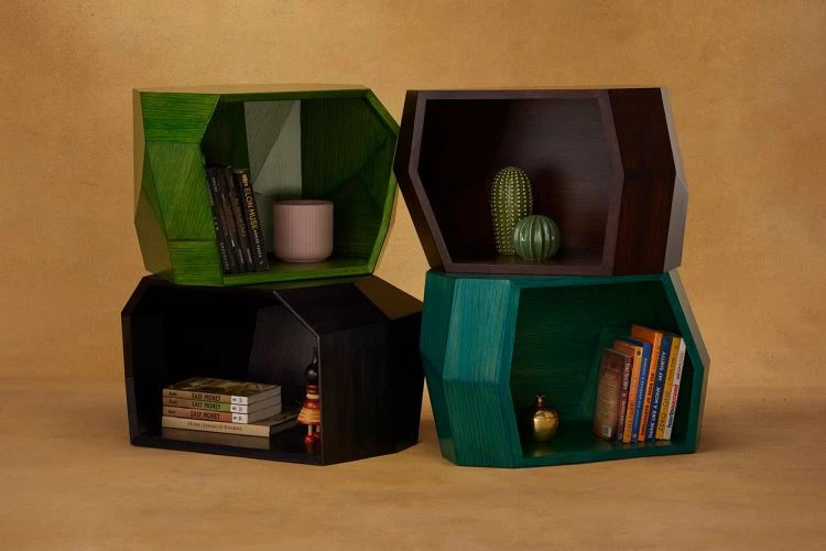 Rocks Bookshelf, Seating, Table 1- Set Of 2 - Image 4