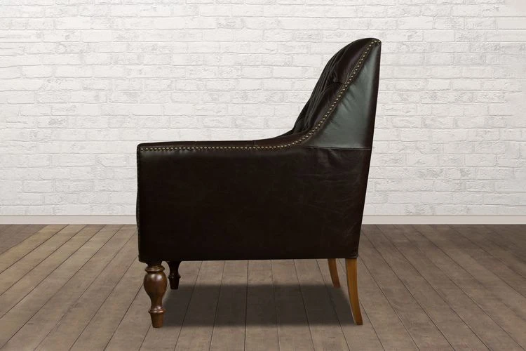 Churchill Reading Chair With Footstool - Image 10
