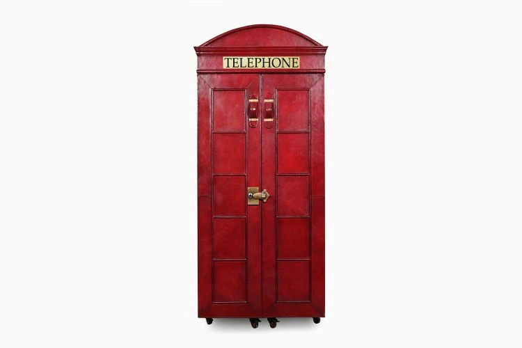 London Telephone Booth Portable Bar