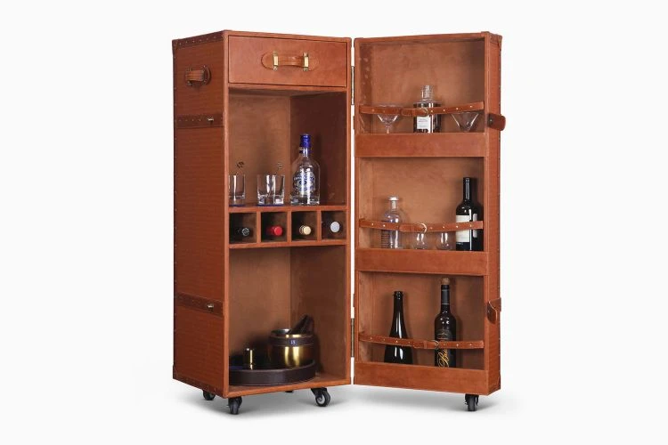 Single Door Club Bar - Tan - Image 6