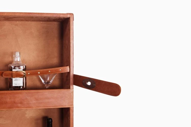 Single Door Club Bar - Tan - Image 8