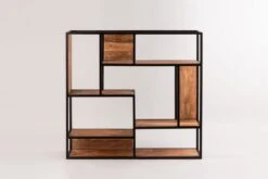 Square Wooden Floor Rack