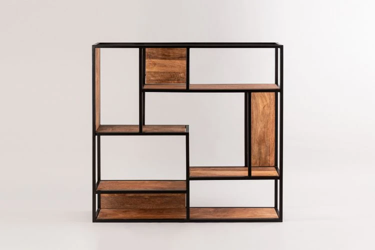 Square Wooden Floor Rack