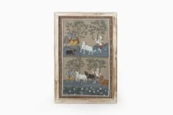 Krishna Krida Pattachitra (With Frame)