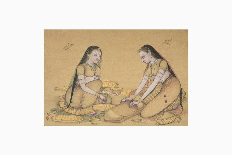 Women Preparing Mangodi - Image 2