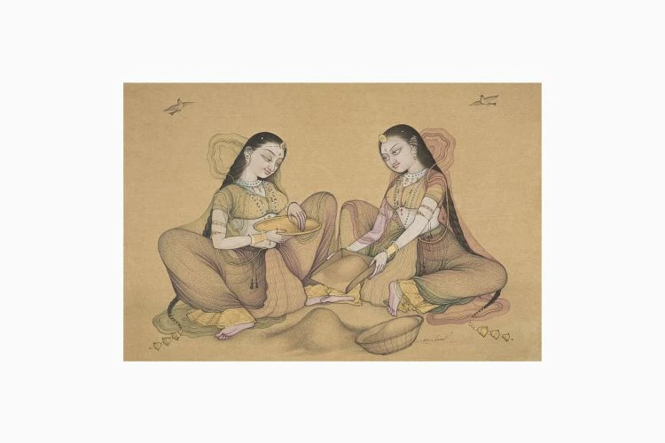 Women Winnowing Grains - Image 2